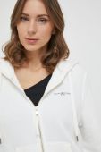 Кофта Tommy Hilfiger жіноча колір бежевий з капюшоном однотонна (3686891)