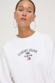 Кофта Tommy Jeans жіноча колір бежевий з аплікацією