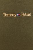 Кофта Tommy Jeans жіноча колір зелений з аплікацією (3590719)