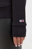 Кофта Tommy Jeans жіноча колір чорний з аплікацією (3590714)