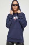 Кофта Tommy Jeans жіноча колір синій з капюшоном з принтом (3510021)