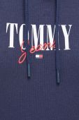 Кофта Tommy Jeans жіноча колір синій з капюшоном з принтом (3510021)