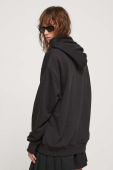 Кофта Tommy Jeans жіноча колір чорний з капюшоном з принтом (3510016)