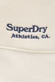 Кофта Superdry жіноча колір бежевий однотонна