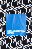 Кофта Karl Lagerfeld Jeans жіноча з капюшоном візерунок колір барвистий