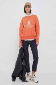 Кофта Polo Ralph Lauren жіноча колір помаранчевий з принтом (3423628)