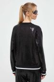 Кофта Dkny жіноча колір чорний з аплікацією (3445302)