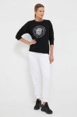 Кофта Dkny жіноча колір чорний з аплікацією (3445328)