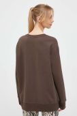 Кофта Dkny жіноча колір коричневий з принтом