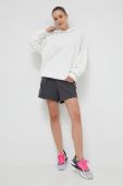 Кофта Reebok LUX COLLECTION жіноча колір білий з капюшоном з аплікацією