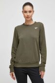 Кофта Reebok жіноча колір зелений однотонна (3570880)