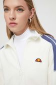 Бавовняна кофта Ellesse жіноча колір бежевий з аплікацією
