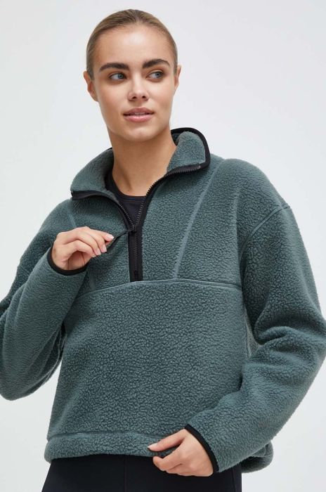 Кофта Casall жіноча колір зелений однотонна