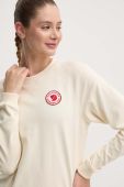 Бавовняна кофта Fjallraven 1960 Logo жіноча колір бежевий з аплікацією