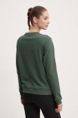 Бавовняна кофта Fjallraven 1960 Logo жіноча колір зелений з аплікацією