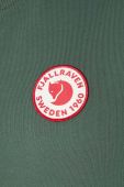 Бавовняна кофта Fjallraven 1960 Logo жіноча колір зелений з аплікацією