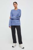 Кофта Burton жіноча  меланж колір блакитний
