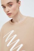 Бавовняна кофта MMC STUDIO колір бежевий з аплікацією (3624817)