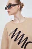 Бавовняна кофта MMC STUDIO колір бежевий з аплікацією (3624816)