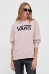 Кофта Vans жіноча колір рожевий з принтом