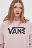 Кофта Vans жіноча колір рожевий з принтом