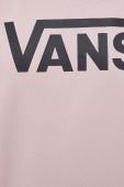 Кофта Vans жіноча колір рожевий з принтом
