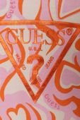 Дитяча бавовняна кофта Guess колір рожевий візерунок (3362427)