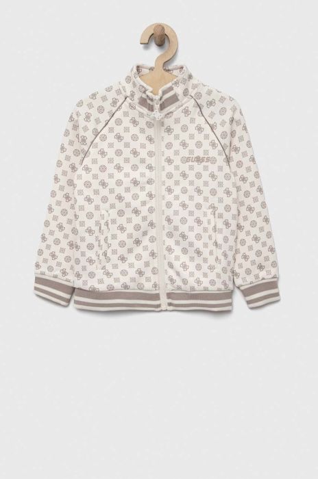 Дитяча кофта Guess колір бежевий візерунок (3327499)
