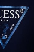 Дитяча бавовняна кофта Guess колір синій з принтом (3581777)