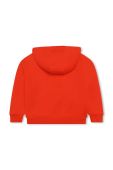 Дитяча кофта Kenzo Kids колір помаранчевий з капюшоном з принтом (3449981)