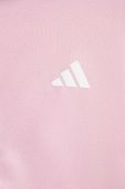 Дитяча кофта adidas колір рожевий з капюшоном з аплікацією (3324560)