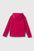 Дитяча кофта The North Face GLACIER F/Z HOODIE колір рожевий з капюшоном візерунок