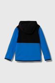Дитяча кофта The North Face GLACIER F/Z HOODIE з капюшоном візерунок колір блакитний
