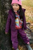 Дитяча кофта Reima Turkkinen колір фіолетовий візерунок