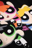 Дитяча кофта Coccodrillo x Powerpuff Girls колір чорний з принтом