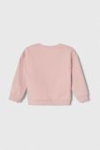 Дитяча бавовняна кофта Guess колір рожевий з аплікацією (3557552)