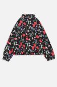Дитяча бавовняна кофта Coccodrillo колір чорний візерунок (3640868)