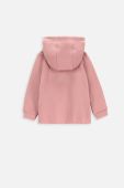 Кофта для немовлят Coccodrillo колір рожевий з капюшоном однотонна (3634270)
