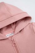 Кофта для немовлят Coccodrillo колір рожевий з капюшоном однотонна (3634270)
