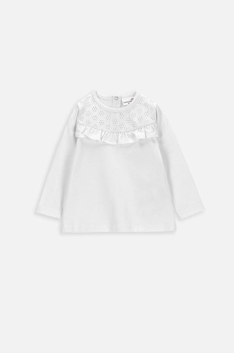 Лонгслів для немовлят Coccodrillo колір білий (3640891)