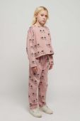 Дитяча бавовняна кофта Bobo Choses колір рожевий візерунок (3476570)