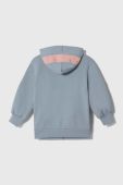 Дитяча кофта Emporio Armani з капюшоном з аплікацією колір блакитний