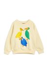 Дитяча бавовняна кофта Mini Rodini колір жовтий з принтом (3268749)