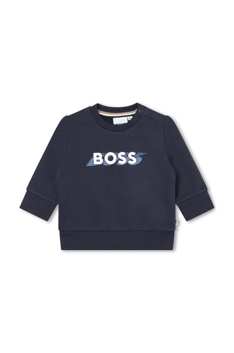 Дитяча кофта BOSS колір синій з принтом (3445400)