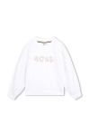 Дитяча кофта BOSS колір білий з принтом (3407269)