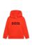 Дитяча кофта BOSS колір червоний з капюшоном з принтом (3557570)