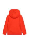 Дитяча кофта BOSS колір червоний з капюшоном з принтом (3557570)