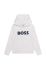 Дитяча кофта BOSS колір білий з капюшоном з принтом (3437054)