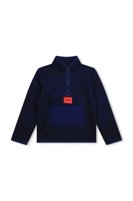 Дитяча кофта HUGO колір синій з аплікацією (3458246)