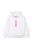 Дитяча кофта HUGO колір білий з капюшоном з принтом (3453622)